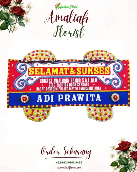 Papan Bunga Ucapan Selamat Yamoneri